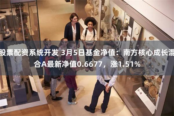 股票配资系统开发 3月5日基金净值:南方核心成长混合A最新净值0.6677,涨1.51%